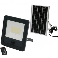 Ηλιακός Προβολέας LED 200W Sensor με Φωτοβολταϊκό πάνελ & Μπαταρία Στεγανός IP65 5-00200